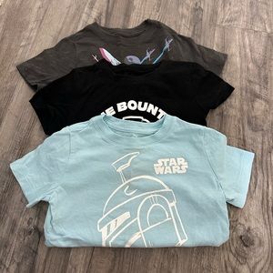 3 Star Wars 3T shirts (2 gap and 1 target, great condition work once or twice)